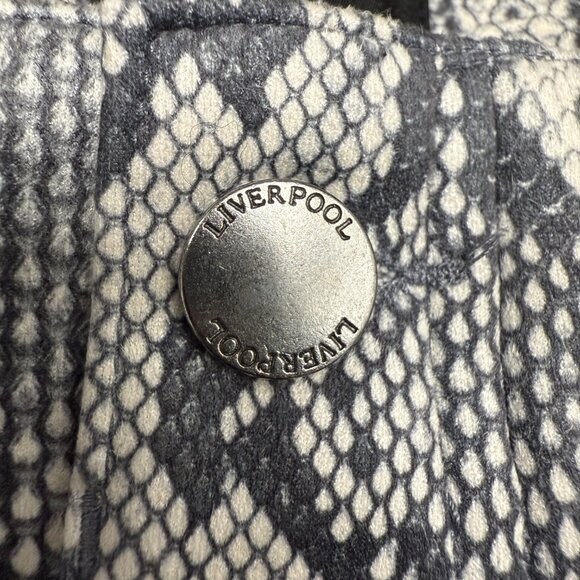 EUC Women's LIVERPOOL Python Abby Ankle Skinny Pull-On Pants | Size 6/28 - Picture 6 of 12